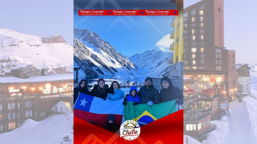 ❄️🏔️ Viva a magia da neve no Chile! 🇨🇱✨
