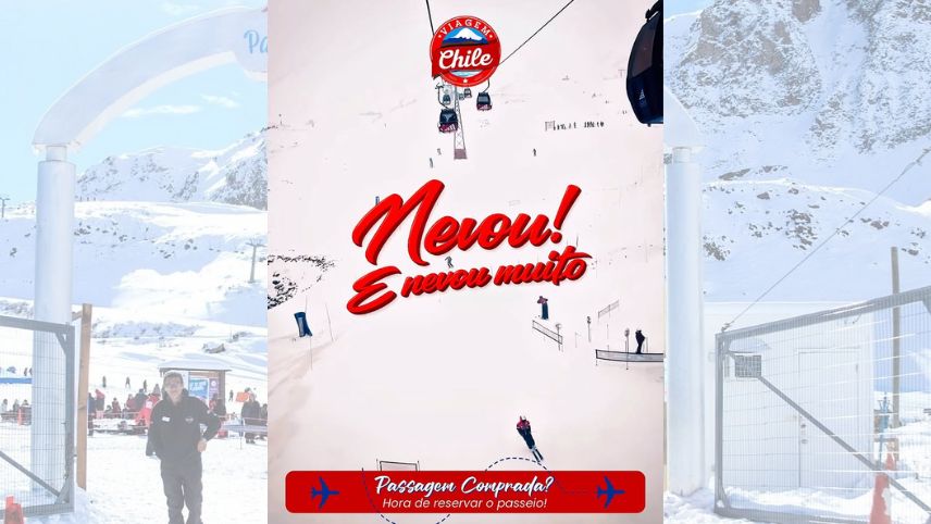 ❄️ A neve chegou ao Chile! 🇨🇱🏔️