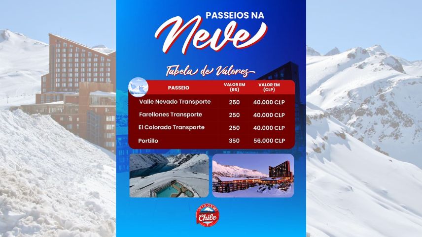 ❄️ Viva uma experiência inesquecível na neve chilena! 🇨🇱🏔️