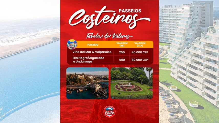 🌊 Descubra o melhor do litoral chileno! 🇨🇱✨