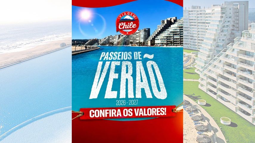 ☀️🌊 O verão no Chile está te esperando! 🇨🇱