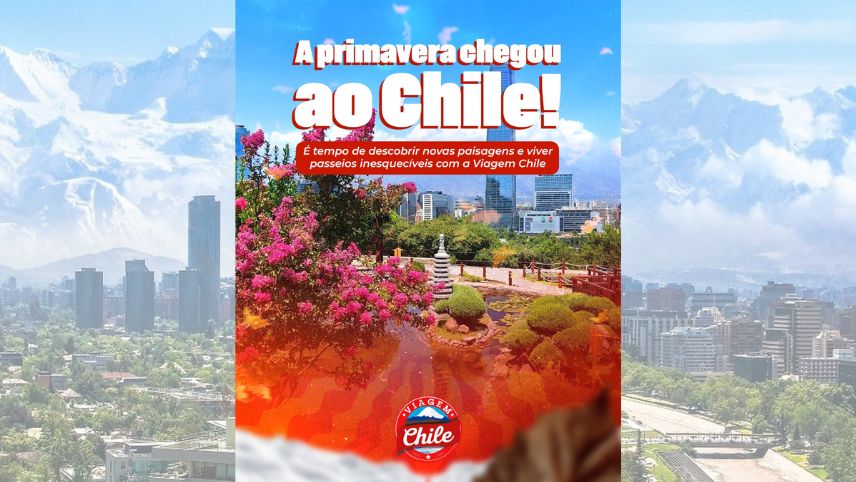 🌸 A primavera chegou ao Chile!