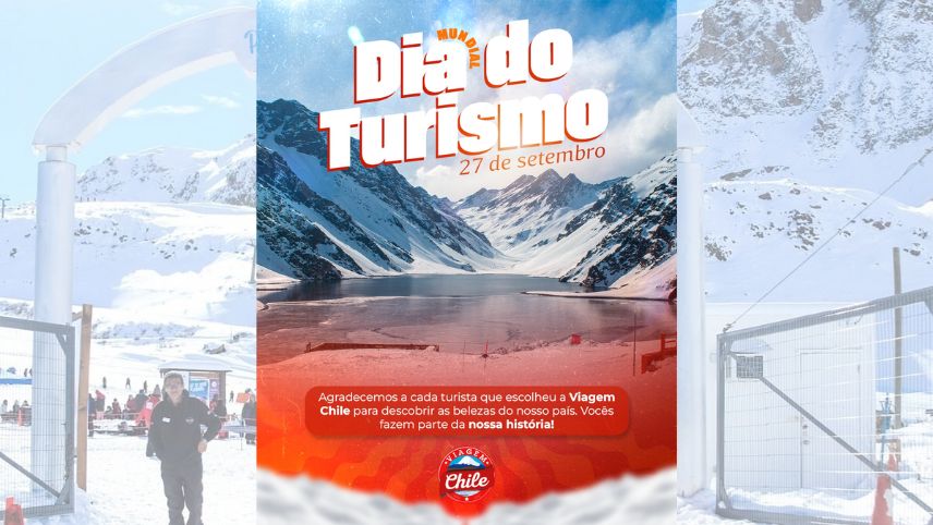 Hoje, no Dia Mundial do Turismo, o nosso agradecimento vai para você, que escolheu a Viagem Chile para conhecer as belezas deste país. 🇨🇱❤️